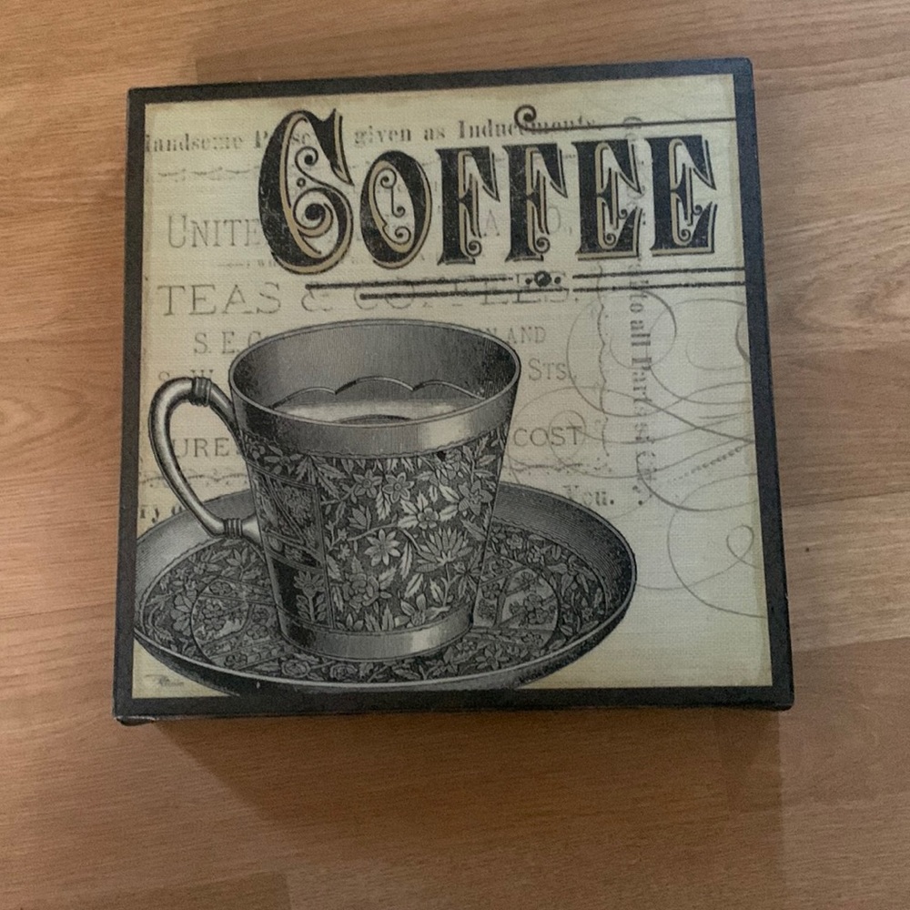 Wall sign.  Coffee